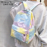 Mara's Dream Colorful Pattern Shoulder Bag for Teenager Girls Nylon Backpack