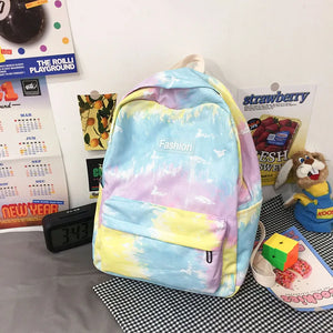 Mara's Dream Colorful Pattern Shoulder Bag for Teenager Girls Nylon Backpack