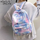 Mara's Dream Colorful Pattern Shoulder Bag for Teenager Girls Nylon Backpack