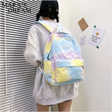 Mara's Dream Colorful Pattern Shoulder Bag for Teenager Girls Nylon Backpack