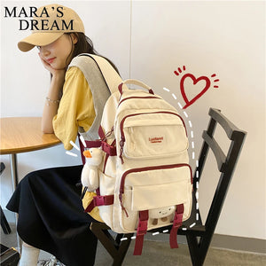 Mara's Dream Girl Laptop Student Backpack Women High Capacity Bag