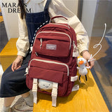 Mara's Dream Girl Laptop Student Backpack Women High Capacity Bag