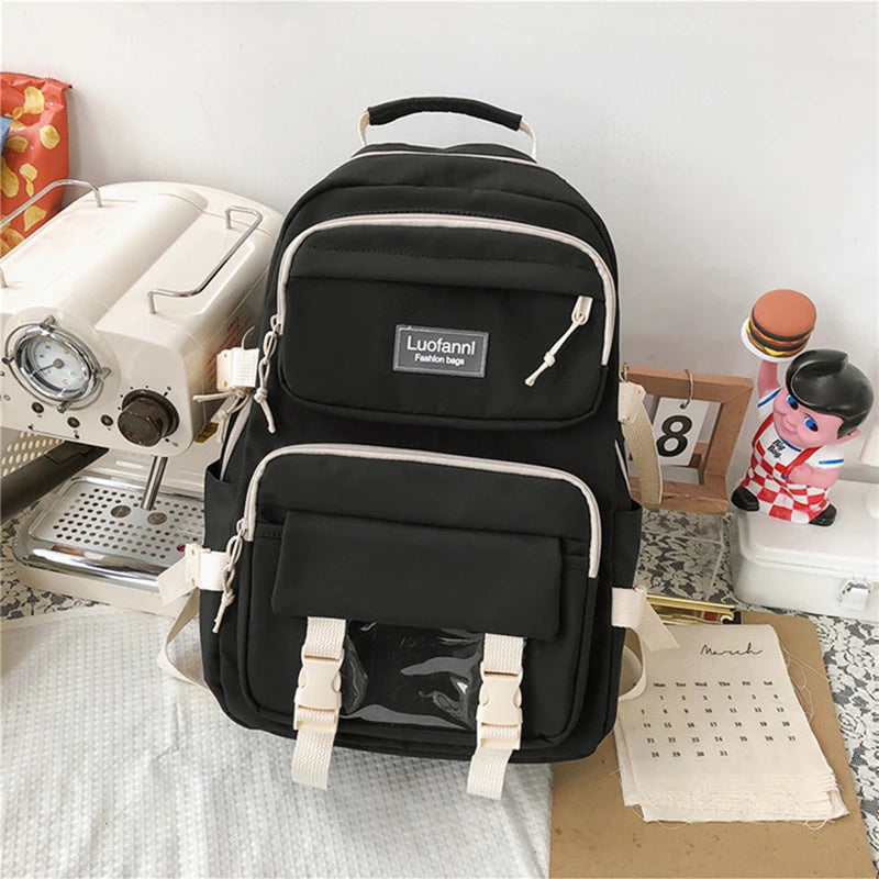 Mara's Dream Girl Laptop Student Backpack Women High Capacity Bag