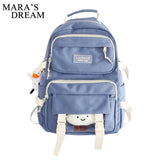 Mara's Dream Girl Laptop Student Backpack Women High Capacity Bag