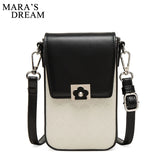 Mara's Dream Ladies Messenger Bag Mini Purses Vertical Flower Buckle