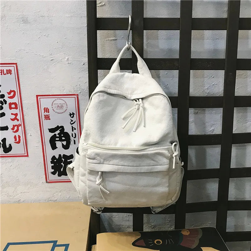 Mara's Dream Lady Waterproof Backpack Female Bag Travel Book Solid Backpack