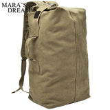 Mara's Dream Large Travel Military Backpack Canvas Shoulder Sports Bag