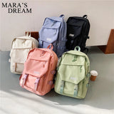 Mara's Dream Nylon Backpack for Junior High School Students