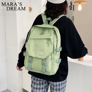 Mara's Dream Nylon Backpack for Junior High School Students