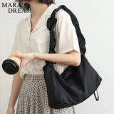 Mara's Dream Nylon Shoulder Bag Women Casual Shopper Bag High Literary Style