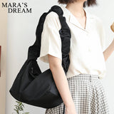 Mara's Dream Nylon Shoulder Bag Women Casual Shopper Bag High Literary Style