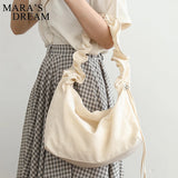 Mara's Dream Nylon Shoulder Bag Women Casual Shopper Bag High Literary Style