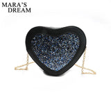 Mara's Dream Bling PU Leather Women Messenger Bag Crossbody Tote