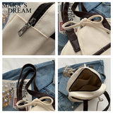 Mara's Dream Circular Tote Bag Retro Style