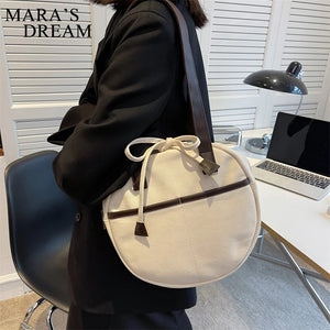 Mara's Dream Circular Tote Bag Retro Style
