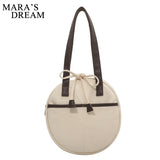 Mara's Dream Circular Tote Bag Retro Style