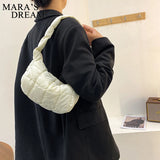 Mara's Dream Space Pad Cotton Women Shoulder Bag Soft Casual Female Shopper Bag