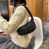 Mara's Dream Space Pad Cotton Women Shoulder Bag Soft Casual Female Shopper Bag