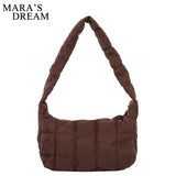 Mara's Dream Space Pad Cotton Women Shoulder Bag Soft Casual Female Shopper Bag