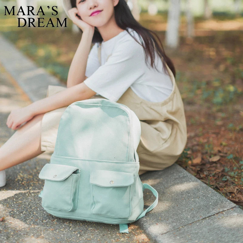 Mara's Dream Vintage Casual Backpack Women Travel Bag High Capacity