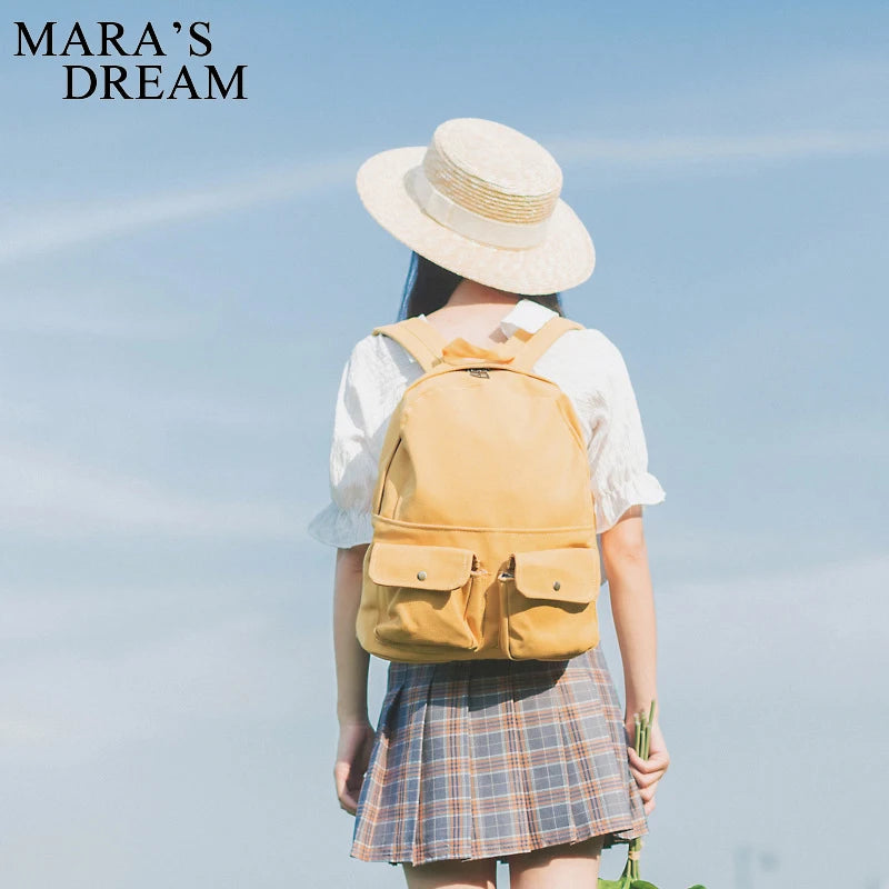 Mara's Dream Vintage Casual Backpack Women Travel Bag High Capacity