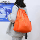 Waterproof Gym Bag Sports Bag Drawstring Backpack for Training