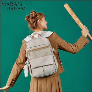 Mara's Dream Waterproof Backpack Women Schoolbag Travel Female Shoulder Bag