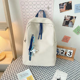 Mara's Dream Women Backpack Large Capacity Nylon Shoulder Solid Bag