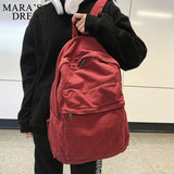 Mara's Dream Women School Bags Canvas Teenager Backpack Daypack