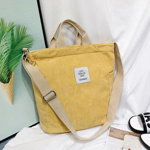 Mara's Dream Women Corduroy Shoulder Bag