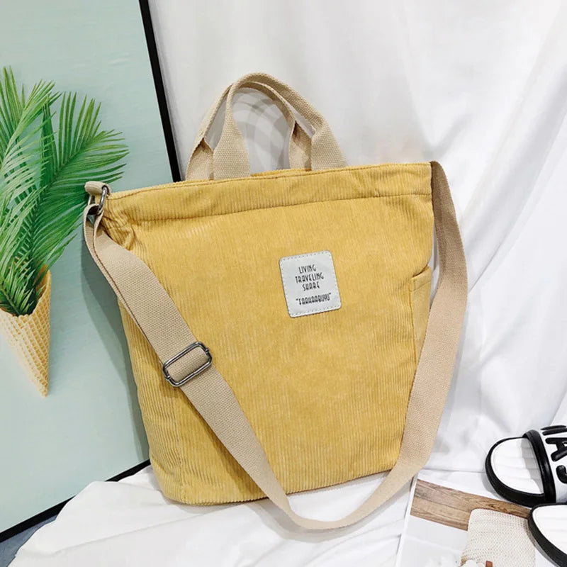 Mara's Dream Women Corduroy Shoulder Bag