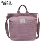 Mara's Dream Women Corduroy Shoulder Bag