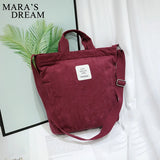 Mara's Dream Women Corduroy Shoulder Bag