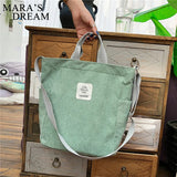 Mara's Dream Women Corduroy Shoulder Bag
