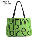 Mara's Dream Women Tote Bag Canvas Shoulder Shopping Traveling