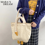 Mara's Dream Women Shoulder Bags Plush Big Goose Tote Wrist Bags Soft Handbag...