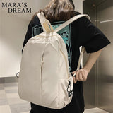 Mara's Dream Women's Backpack Solid Student School Bags Teenager Large Capacity