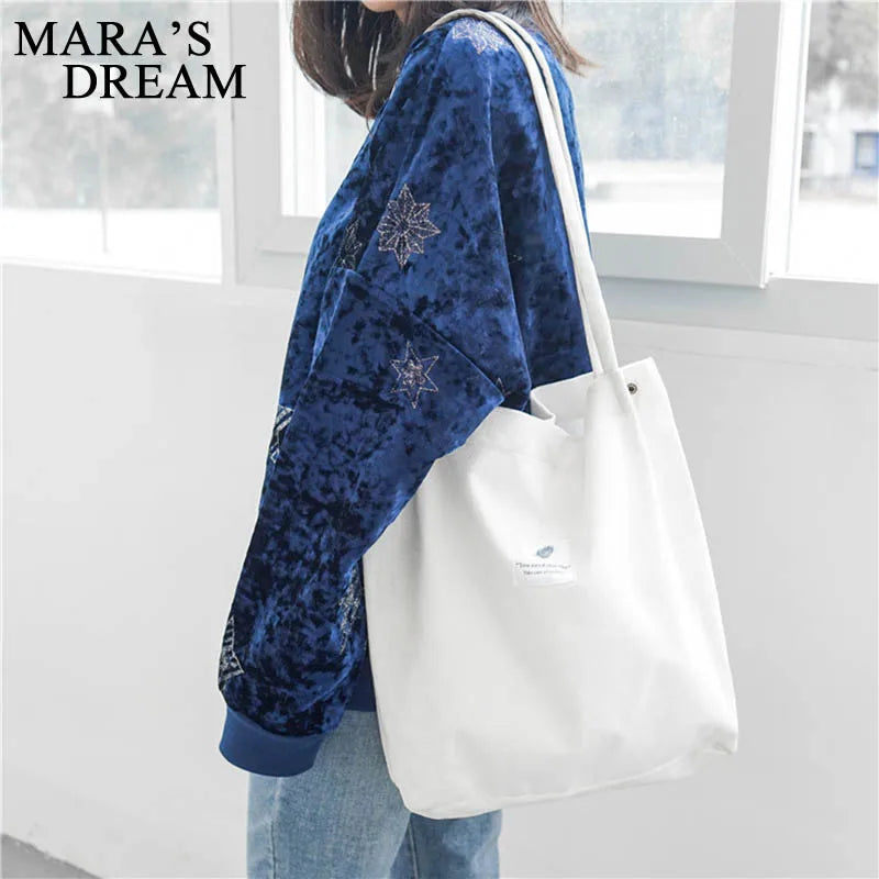 Mara's Dream Corduroy Tote Bag