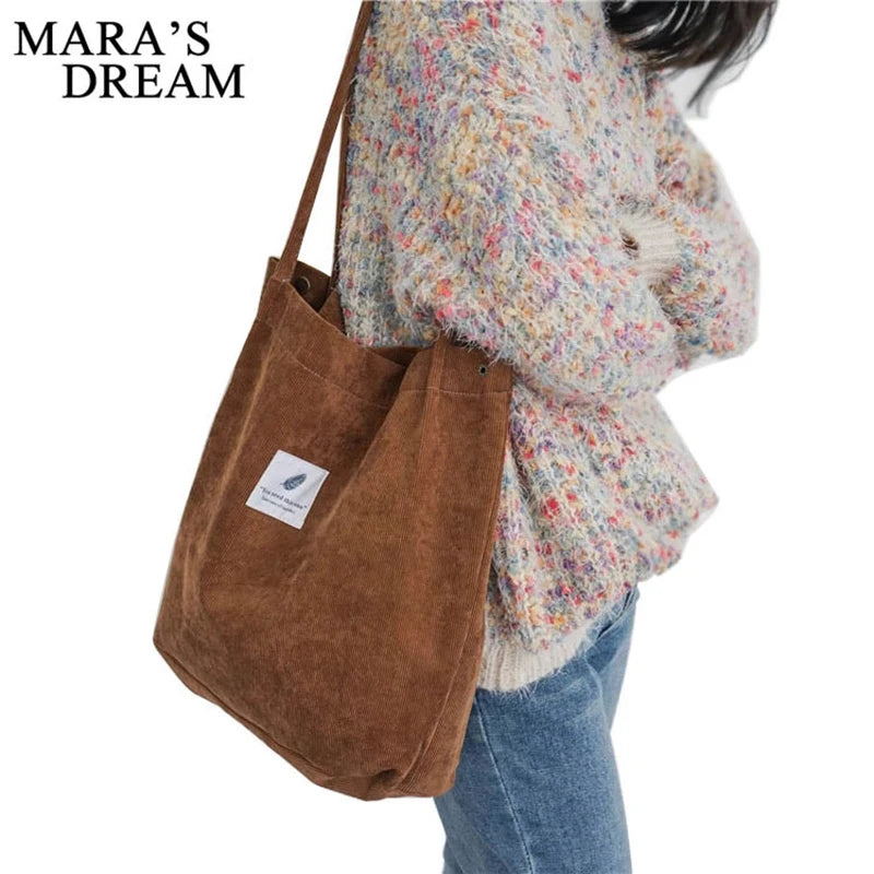 Mara's Dream Corduroy Tote Bag
