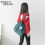 Mara's Dream Corduroy Tote Bag
