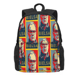 Bielsa Artwork Backpack Men's Women's Recycled School Bag Girls