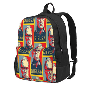 Bielsa Artwork Backpack Men's Women's Recycled School Bag Girls