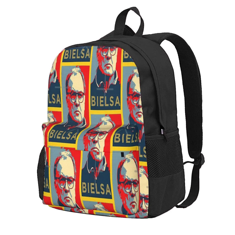 Bielsa Artwork Backpack Men's Women's Recycled School Bag Girls