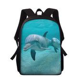 Marine Dolphin Kids School Bags Boys Girls Schoolbag Stylish Kindergarten Bag