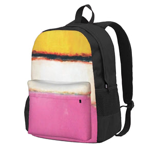 Rothko Center Yellow Backpacks Men's Backpacks Bags For Women