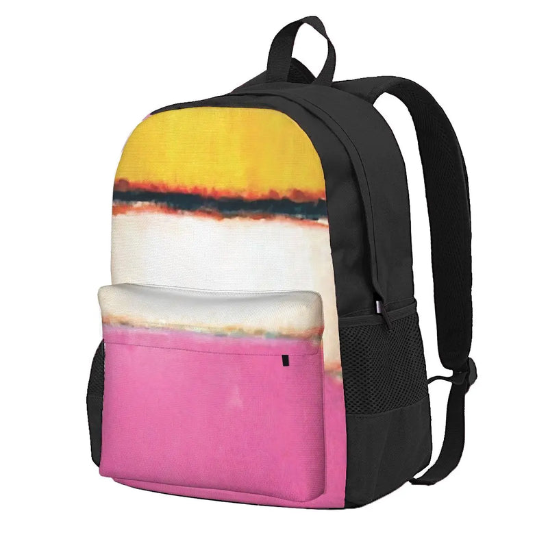 Rothko Center Yellow Backpacks Men's Backpacks Bags For Women