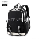 Marshmello Hot Game Backpack USB schoolbag Anime Cartoon Student Bag