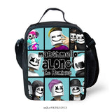 Marshmello Insulated Lunch Bag Game Cartoon Crossbody Food Lunch Box