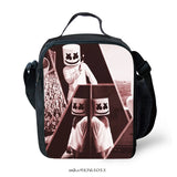 Marshmello Insulated Lunch Bag Game Cartoon Crossbody Food Lunch Box
