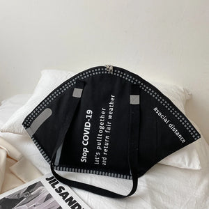 Canvas Shoulder Bag for Ladies Money Storage Tote Bag Small Size